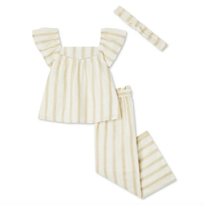 George Toddler Girls' Wide Leg Pant 3-Piece Set