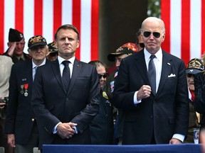 U.S. President Joe Biden and French President Emmanuel Macron