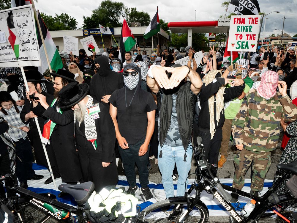 NextImg:"Dirty Zionist Rat": anti-Israel protesters tried to infiltrate Jewish community centre