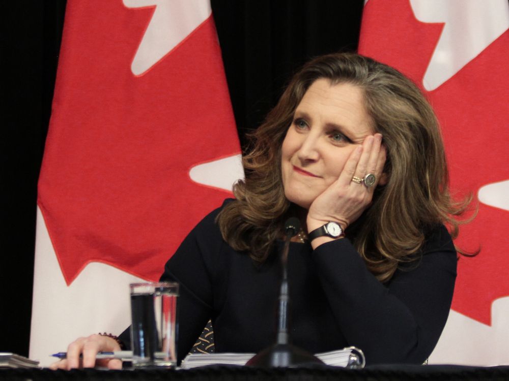 NextImg:John Ivison: Freeland claimed deficits were under control. We're now discovering the truth
