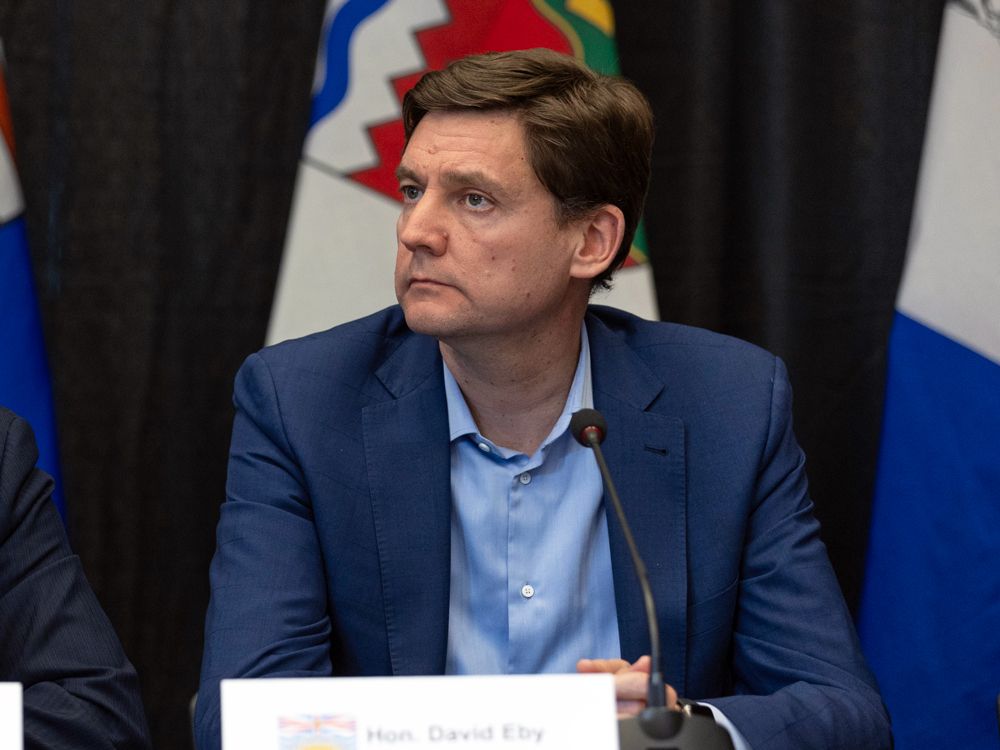 NextImg:B.C. premier reiterates complaint about Quebec and Ontario's 'special treatment' when it comes to federal cash