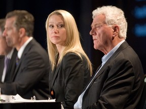Belinda Stronach with Frank Stronach.