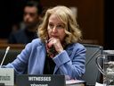 Nathalie Drouin, national security and intelligence advisor to Prime Minister Justin Trudeau, appears before a House of Commons committee on April 29, 2024.