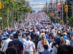 United Jewish Appeal’s annual Walk With Israel event in Toronto