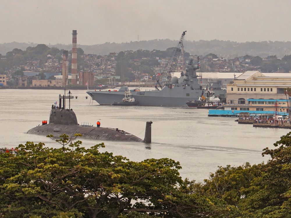 NextImg:Russian warships reach Cuba ahead of military exercises in Caribbean