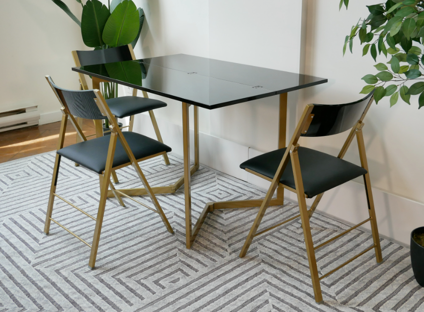 NextImg:Review: Expand Furniture’s Flip Console to Dining Room Set is convenient for small spaces