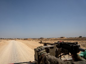 Destruction is seen along the IDF’s so-called ‘David’s Route'