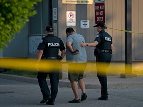 Toronto shooting scene.