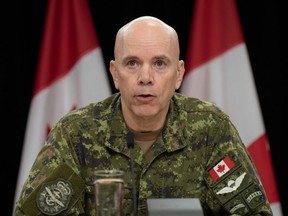 Chief of the Defence Staff Gen. Wayne Eyre declined to comment or explain why he and his office continued to withhold the speech.