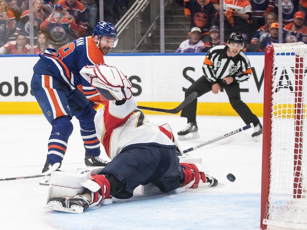NextImg:Zach Hyman hits 70 goals in 2023-24, Oilers force Game 7 in Cup final