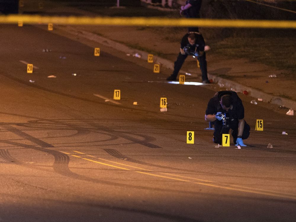 NextImg:One dead, two dozen injured in overnight shooting at Ohio street party