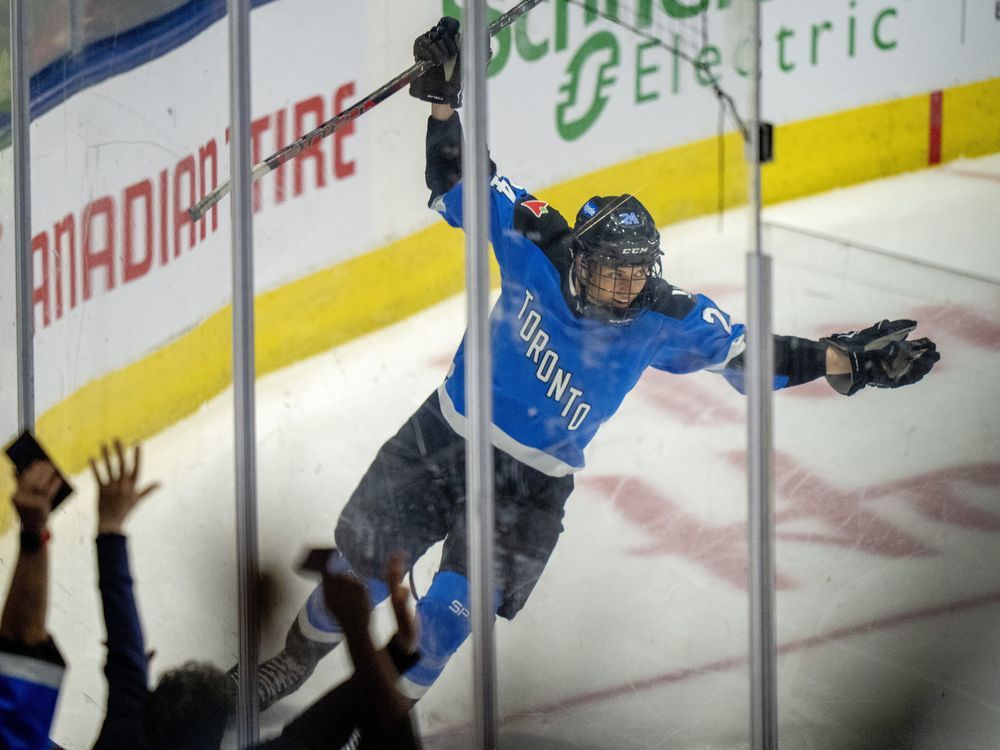 NextImg:Toronto forward Natalie Spooner named MVP of inaugural PWHL season