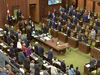 MPs bow their heads for the moment of silence