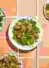 Herby potato salad with grainy mustard vinaigrette