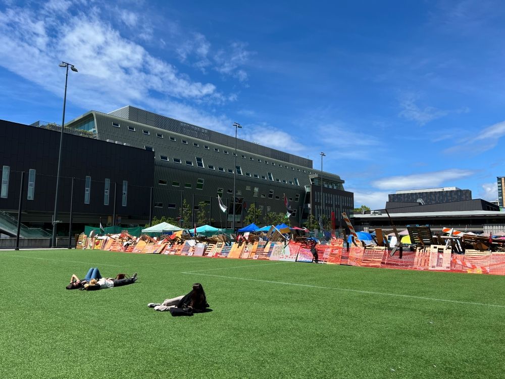 NextImg:Amy Hamm: Visiting the agitated comrades at UBC's pro-Palestinian encampment