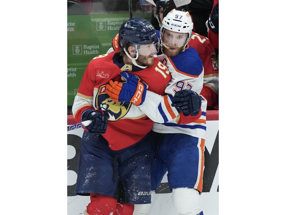 NextImg:Matthew Tkachuk poised to re-enter Edmonton fray with Panthers up 2-0 in Cup final