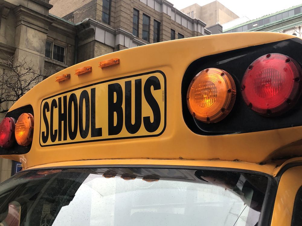NextImg:Pedestrian dies after bus carrying elementary school pupils crashes in B.C. Interior