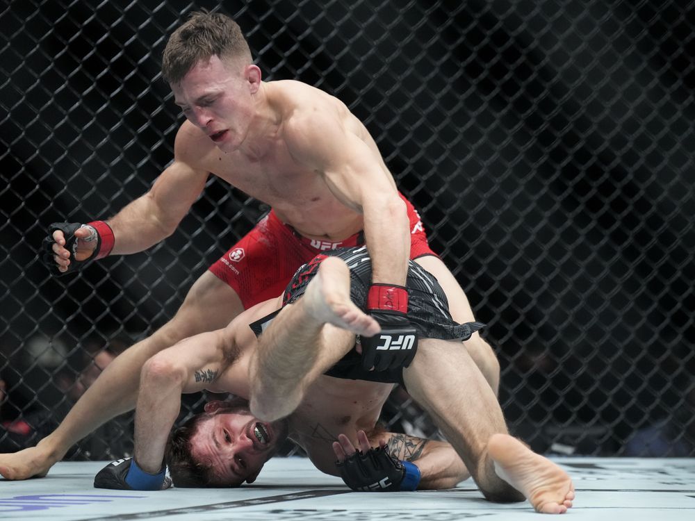NextImg:Canadian Brad Katona uses ground skills to earn decision win on UFC fight card