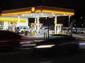 Statistics Canada says retail sales rose 0.7 per cent to $66.8 billion in April, helped by higher sales at gasoline stations as well as food and beverage retailers. A gas station is seen in Toronto, on Thursday, April 18, 2024.THE CANADIAN PRESS/Chris Young