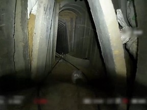 Hamas smuggling tunnel in southern Gaza