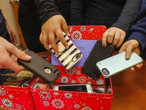 B.C. school districts finalizing plans to restrict cellphone use B.C. school districts finalizing plans to restrict cellphone use