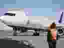 2021년 몬트리올 피에르 엘리엇 트뤼도 국제공항 지상에 있는 에어캐나다 에어버스 A330.