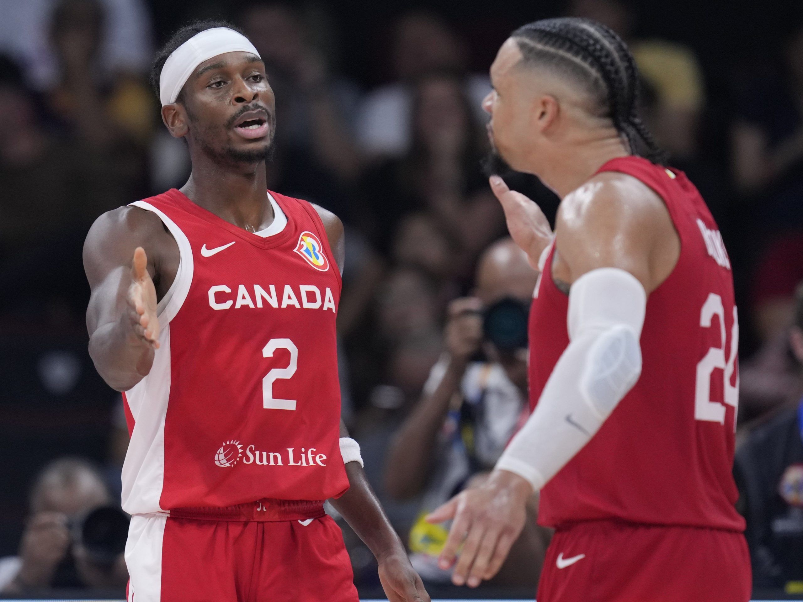 NextImg:Canadian men's basketball team not satisfied with just being back at Olympics Games