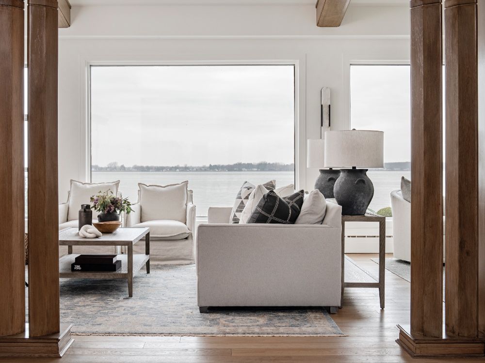 Rooms that say, “Calm blue ocean” 