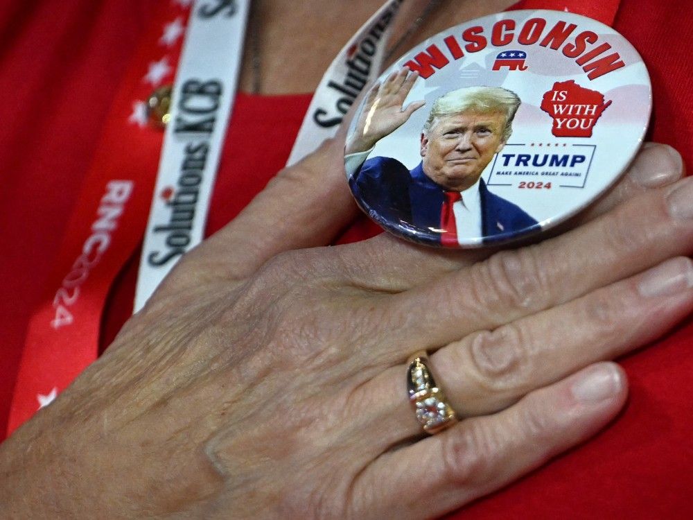 NextImg:The stepped-up security around Trump is apparent, with agents walling him off from RNC crowds