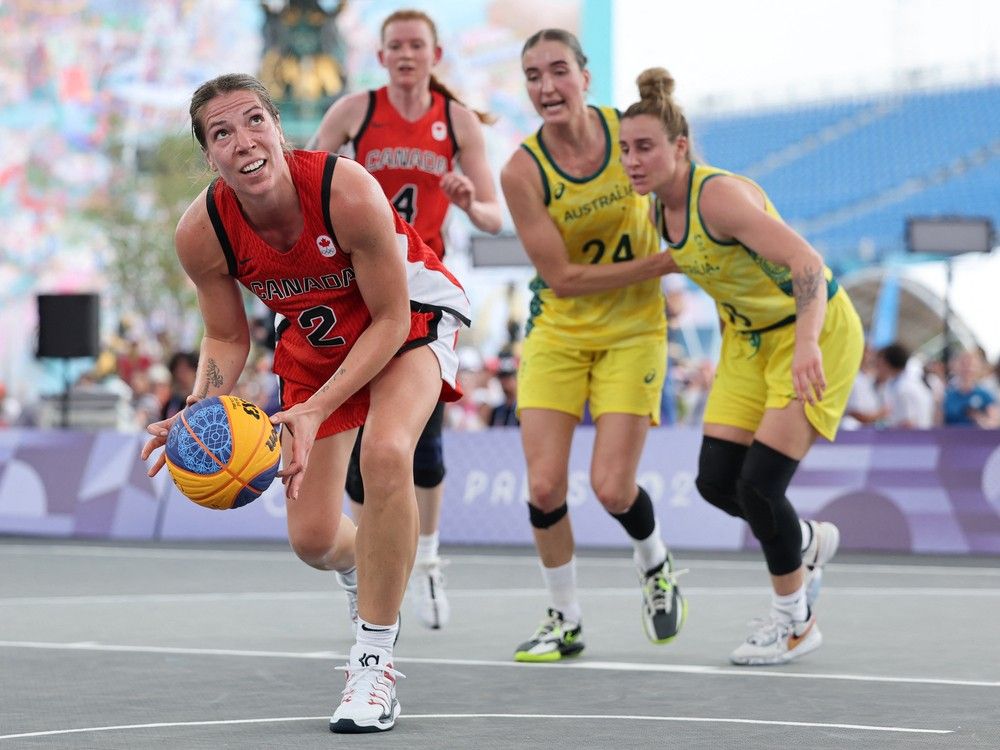 NextImg:From baguettes to baskets, Canadian women's 3x3 team off to a big start at 2024 Olympics