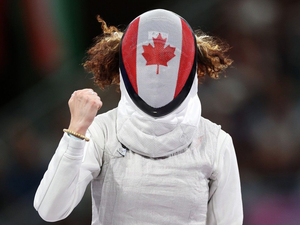 NextImg:Eleanor Harvey wins bronze — and Canada's first-ever Olympic fencing medal