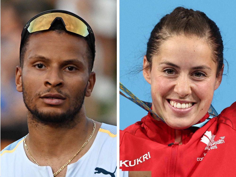 NextImg:Andre De Grasse, Maude Charron named Canada’s 2024 Olympic flag bearers
