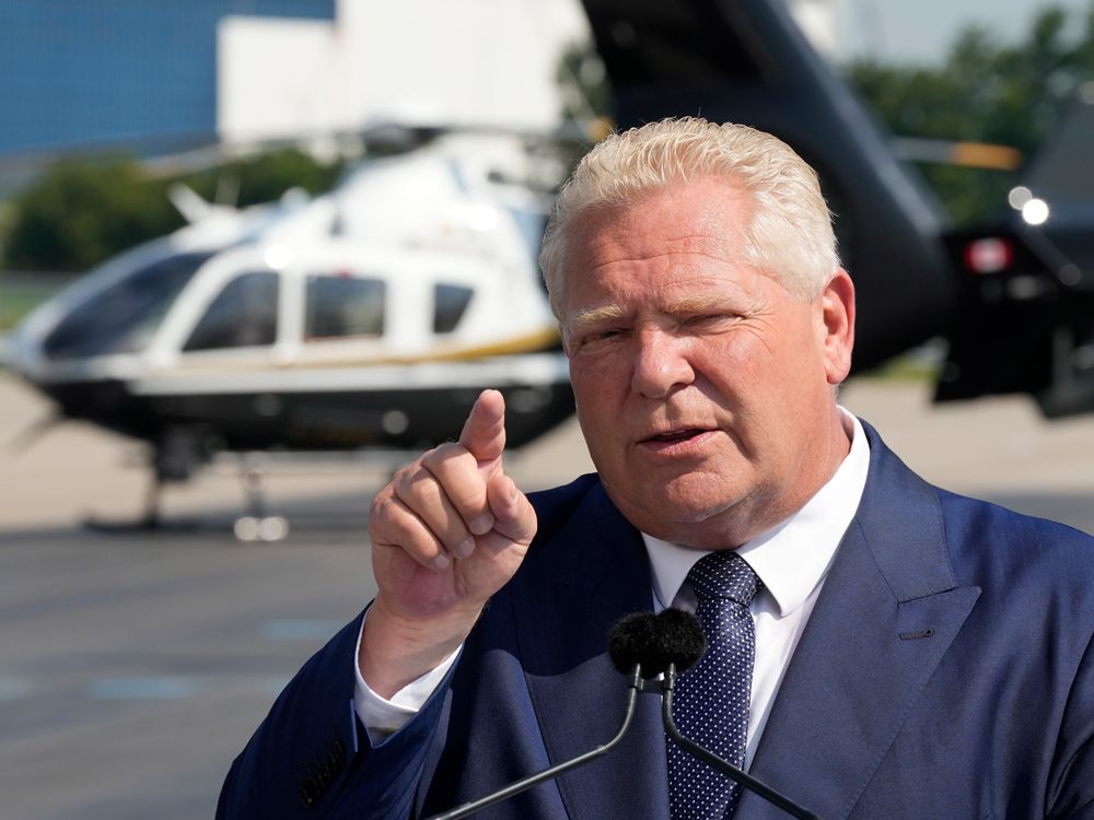 NextImg:Purchase of five police helicopters in Ontario will bring 'massive boost' for safety: Doug Ford