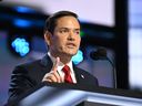 Florida Senator Marco Rubio (R-FL) speaks at the 2024 Republican National Convention on July 16, 2024.