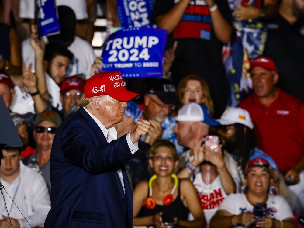 NextImg:Trump builds suspense for VP pick as he rallies in Pennsylvania