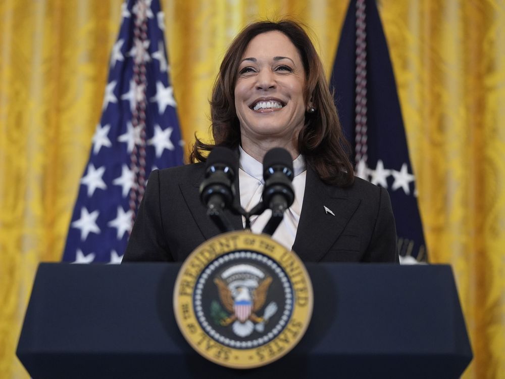 NextImg:Kamala Harris replaces Biden as the presumptive Democratic presidential nominee