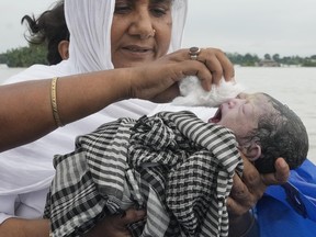 Baby born on a boat