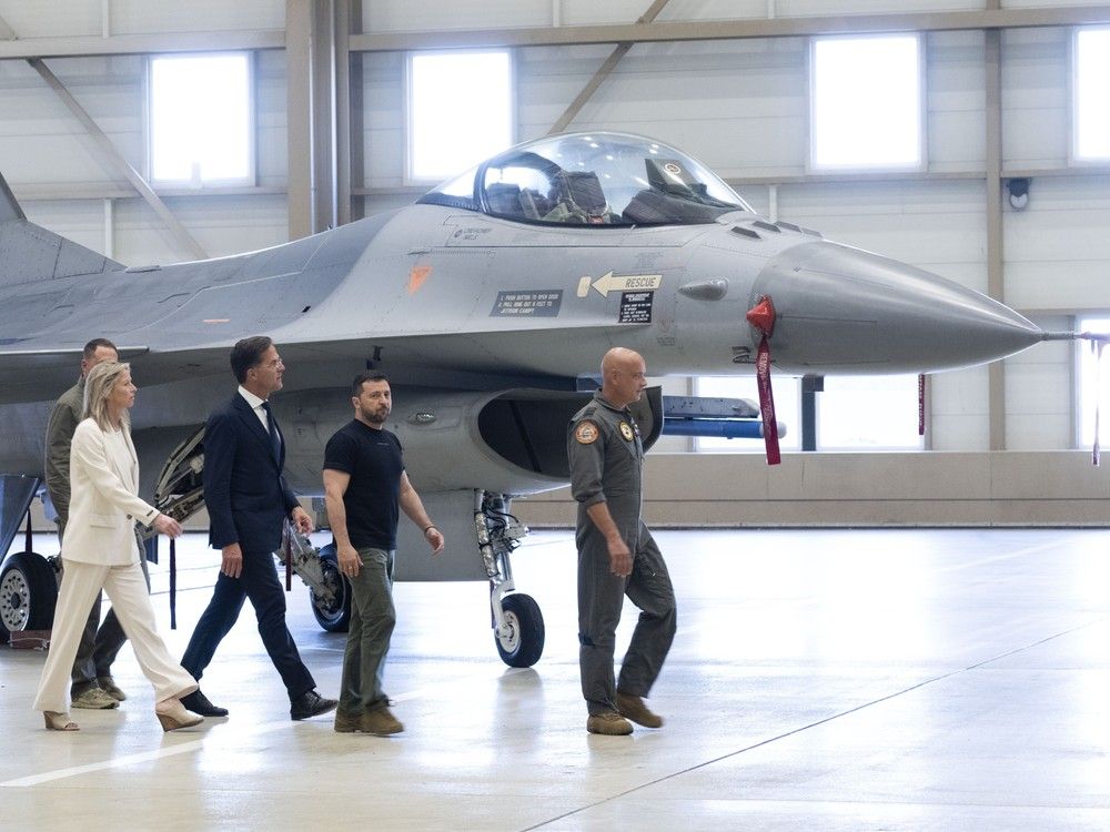 NextImg:F-16 fighter jets arrive in Ukraine but may not tip advantage against Russia