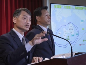 Coastal Control Division Chief answers questions about detained Taiwanese fishing boat in Taipei, Taiwan