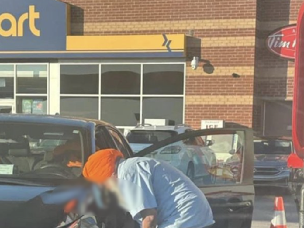 NextImg:Image of man with shorts pulled down at Tim Hortons 'did not happen,' owner says
