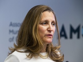 Freeland hints that she has Trudeau’s support as finance minister Freeland hints that she has Trudeau’s support as finance minister
