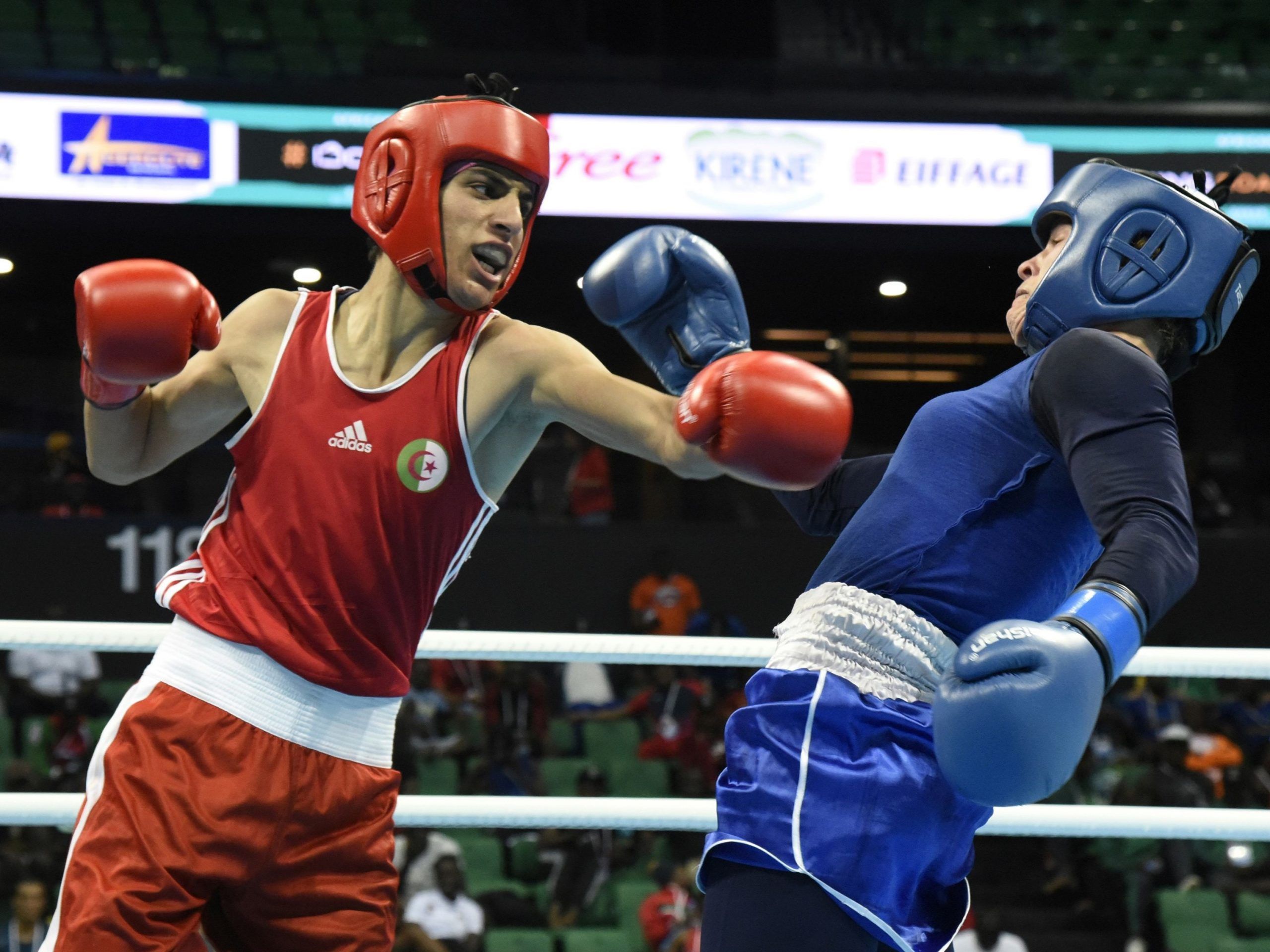 NextImg:Controversial Algeria boxer who had gender test issue, wins at Olympics