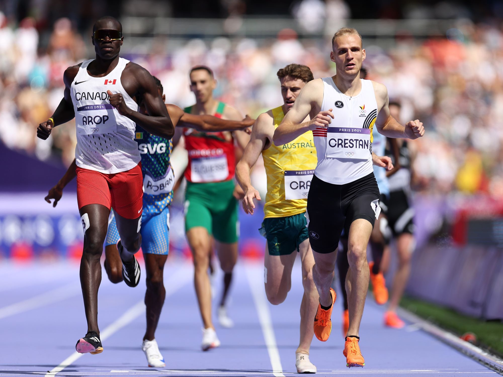 NextImg:Happy, healthy, humble Marco Arop makes it into 800-metre semifinals at Olympics