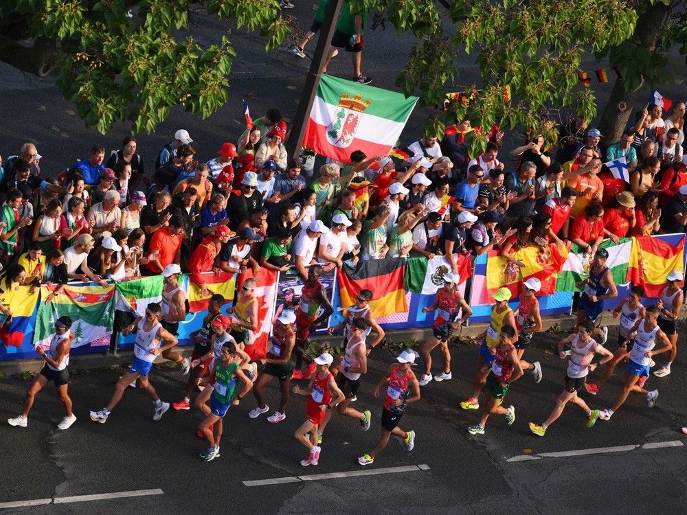 NextImg:Canada's Evan Dunfee finishes fifth in Olympic 20km race walk