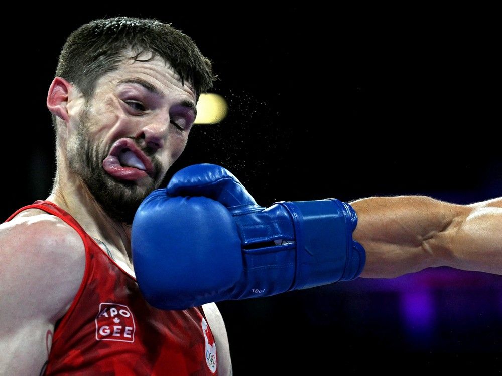 NextImg:Wyatt Sanford, from tiny Hants County, N.S., is within punching distance of gold at 2024 Olympics