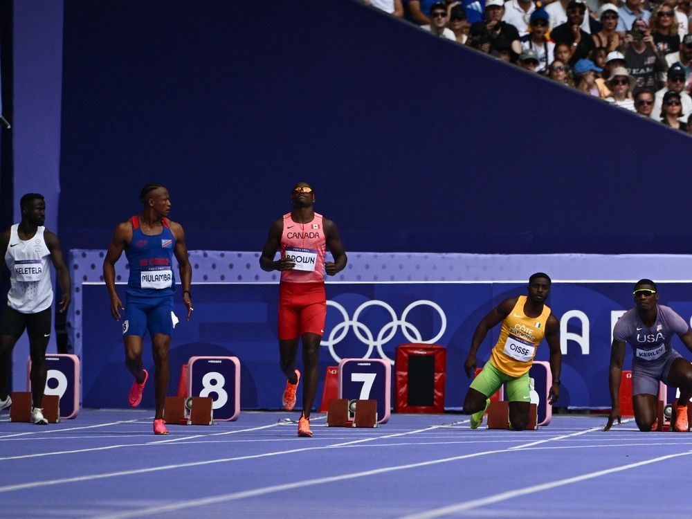 NextImg:'It's over': Unpacking the false start rule that ended Aaron Brown's run in the Olympic 100m