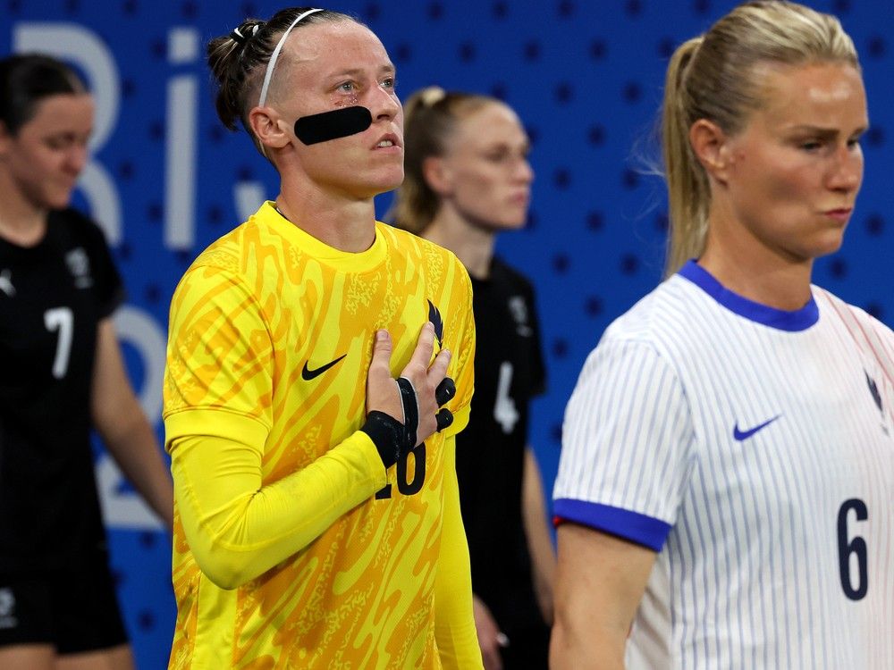 NextImg:Canada keeper Kailen Sheridan keeps coming up big. How will she handle Germany?