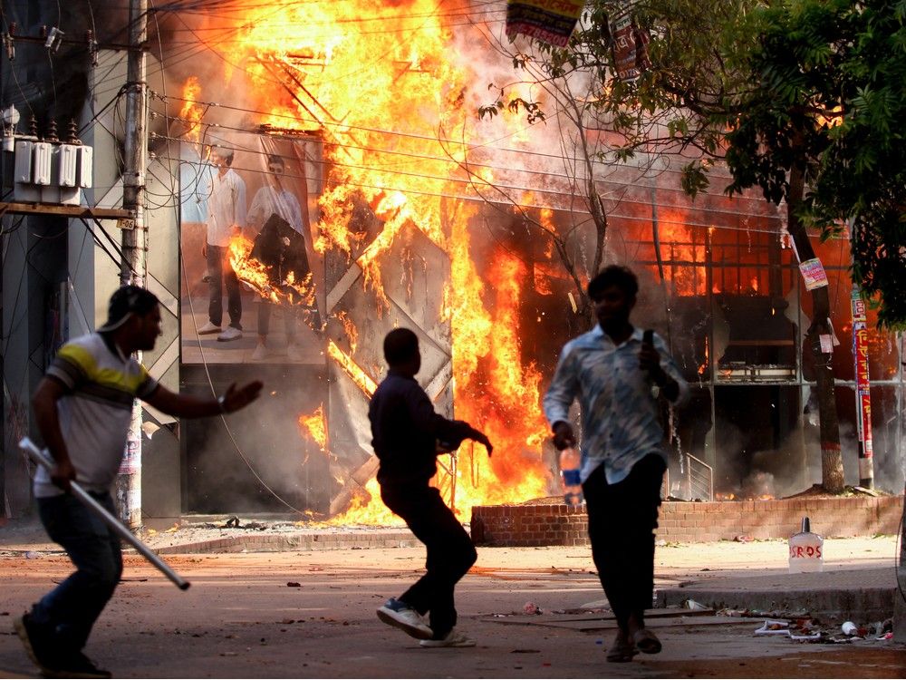 NextImg:Violence in Bangladesh leaves dozens dead, hundreds injured as protests continue