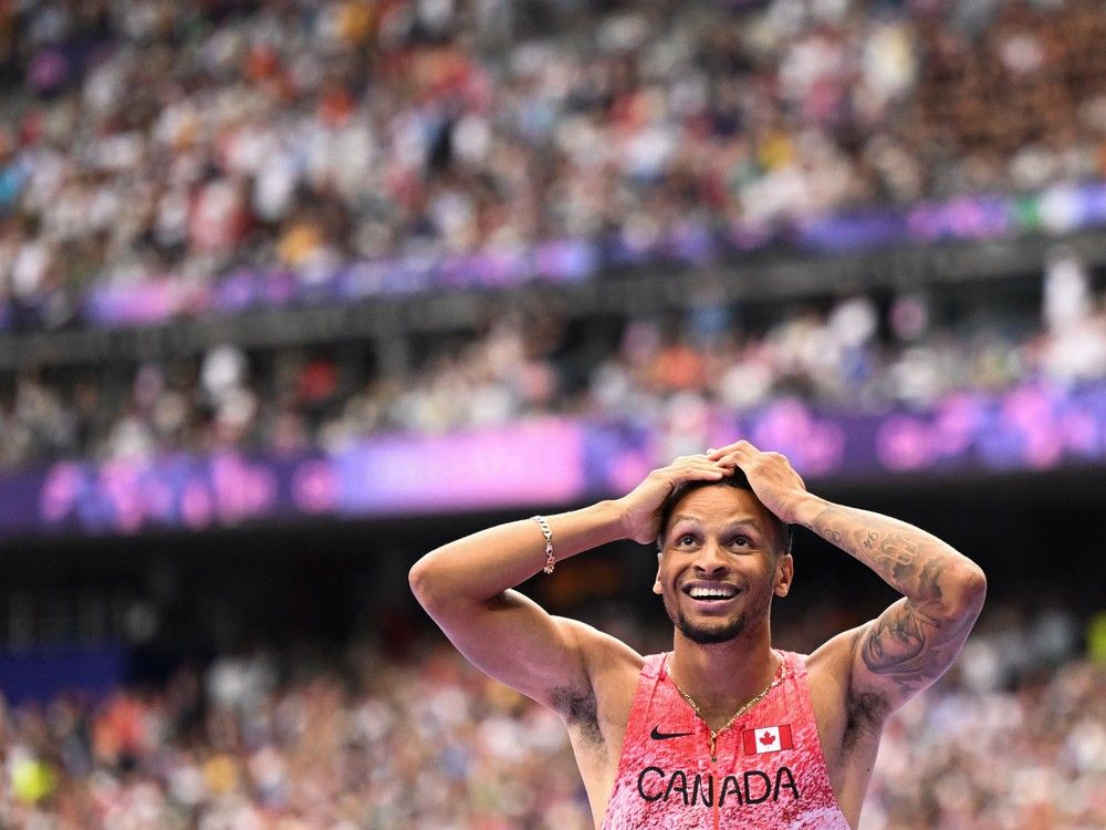 Magical Olympic night for Andre De Grasse and Canada's goldmedal relay