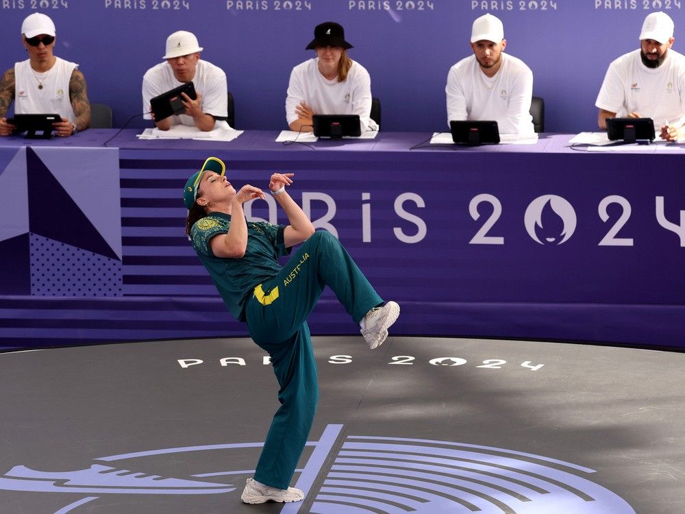 NextImg:Breaking at the Olympics gets off to an ... interesting ... start with Australia's Raygun